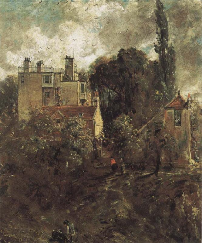 John Constable The Grove,or the Admiral-s House Hampstead China oil painting art